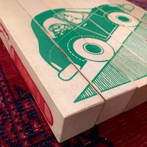 vintage 70s Creative Playthings wooden puzzle